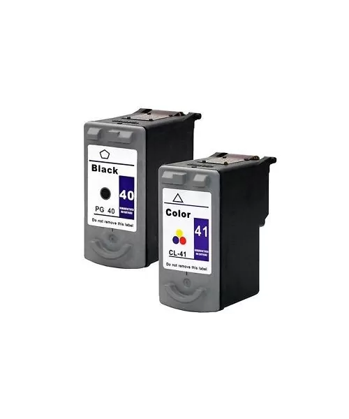 Canon PG-40 PG40 Black + CL-41 CL41 TriColor